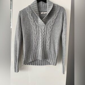 Old Navy Light Gray Cowl Neck Sweater
